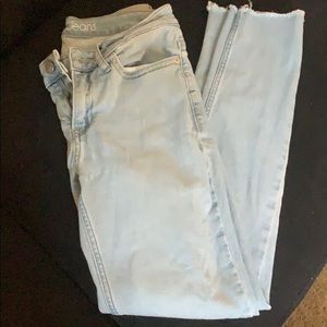 Calvin klein light wash skinny jeans